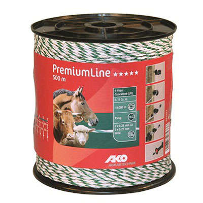 25748104 Weidezaunlitze PremiumLine 500m AKO Agrartechnik
