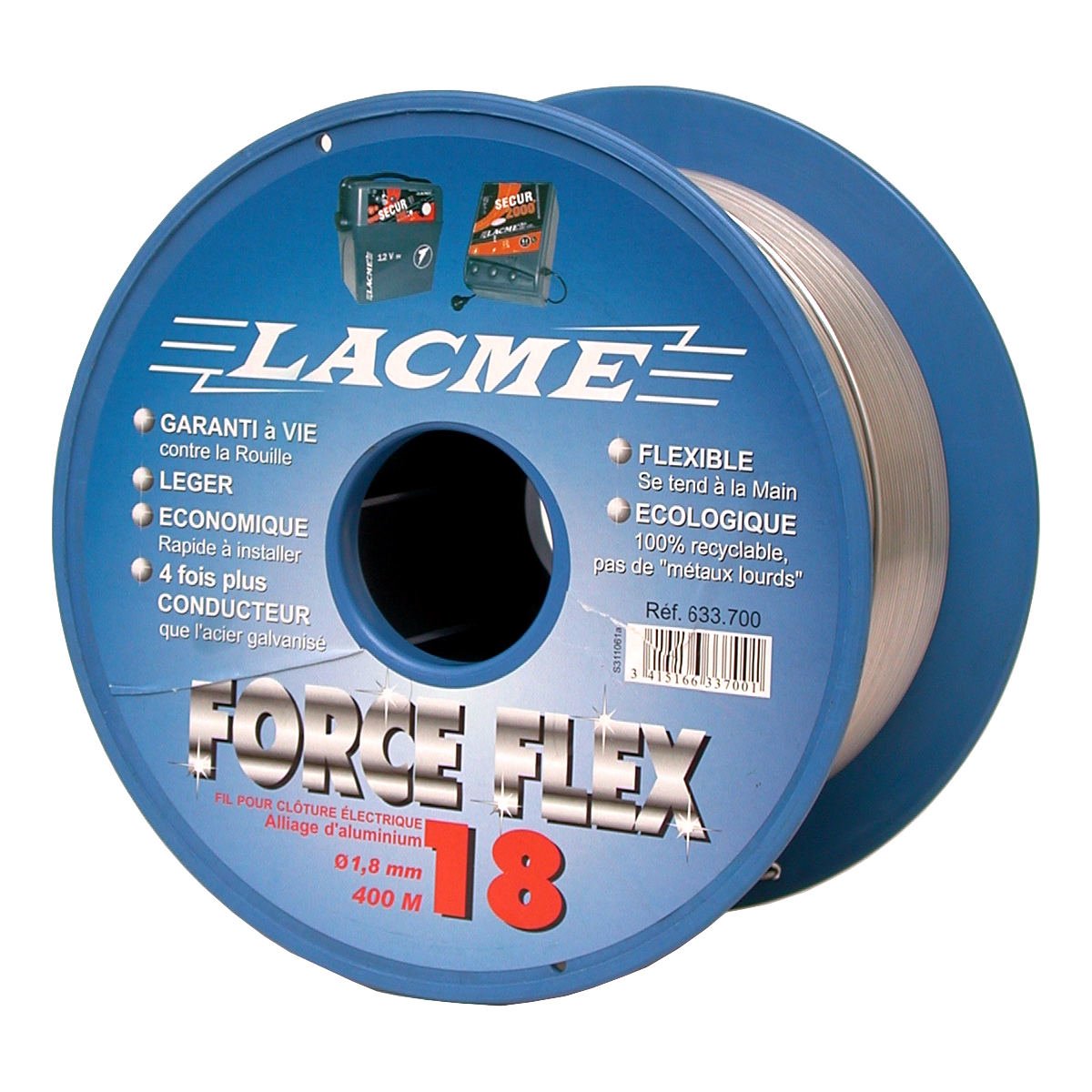 25839732 Aludraht FORCEFLEX 18 Weidezaundraht Lacme