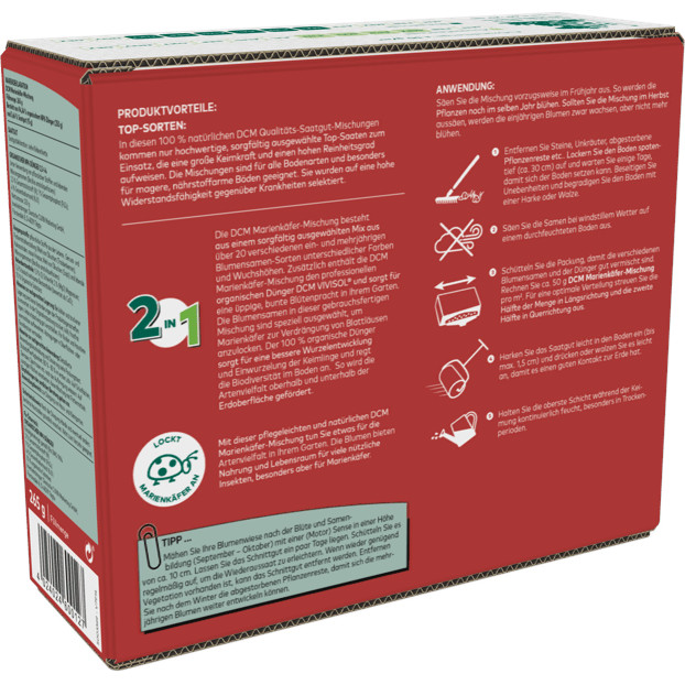 Blumensamen Marienkäfer 260 g - Cuxin DCM