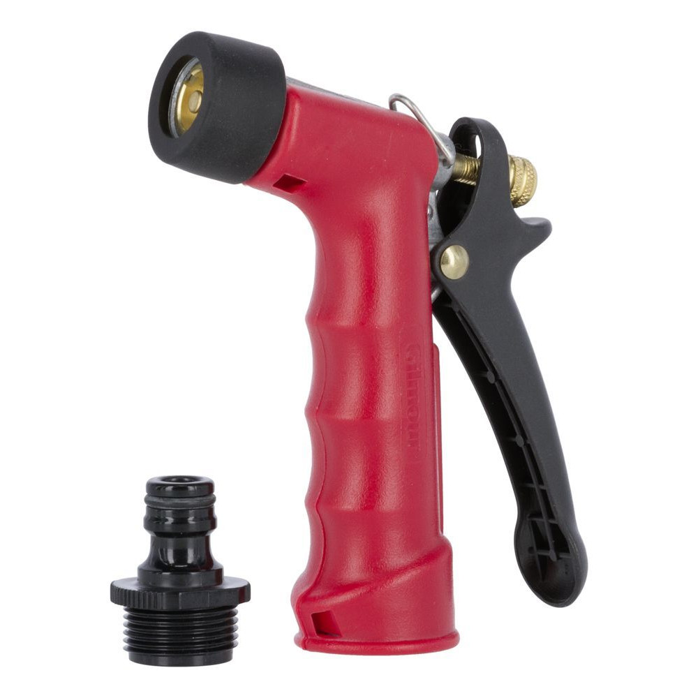 720043-1 Pistolenspritze Gilmor rot Messingeinsat