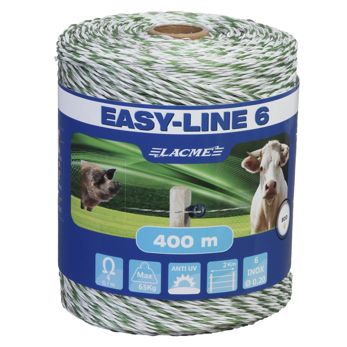 30600026 Lacme EASY-LINE 6 Litze Weidezaunlitze 400 m