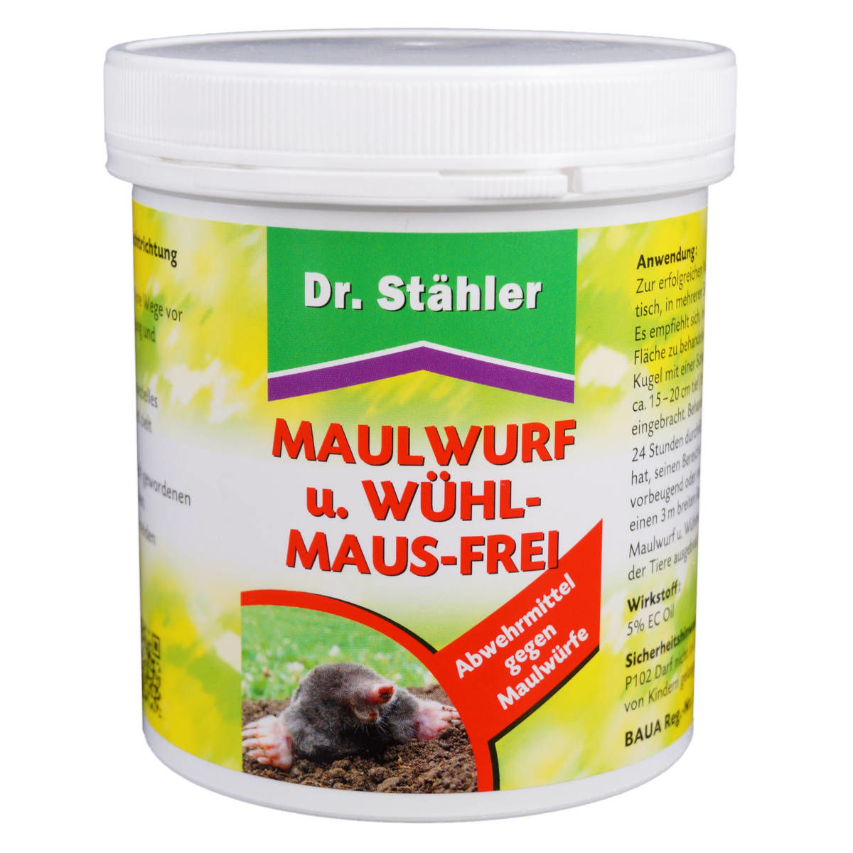 25705977 Dr. Stähler Maulwurf- und Wühlmausfrei 50g