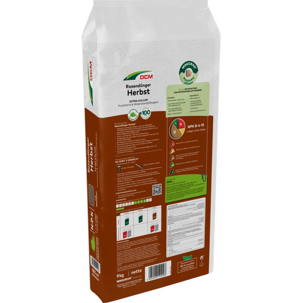 Rasendünger Herbst 9 kg - ca. 180 m² - Cuxin DCM