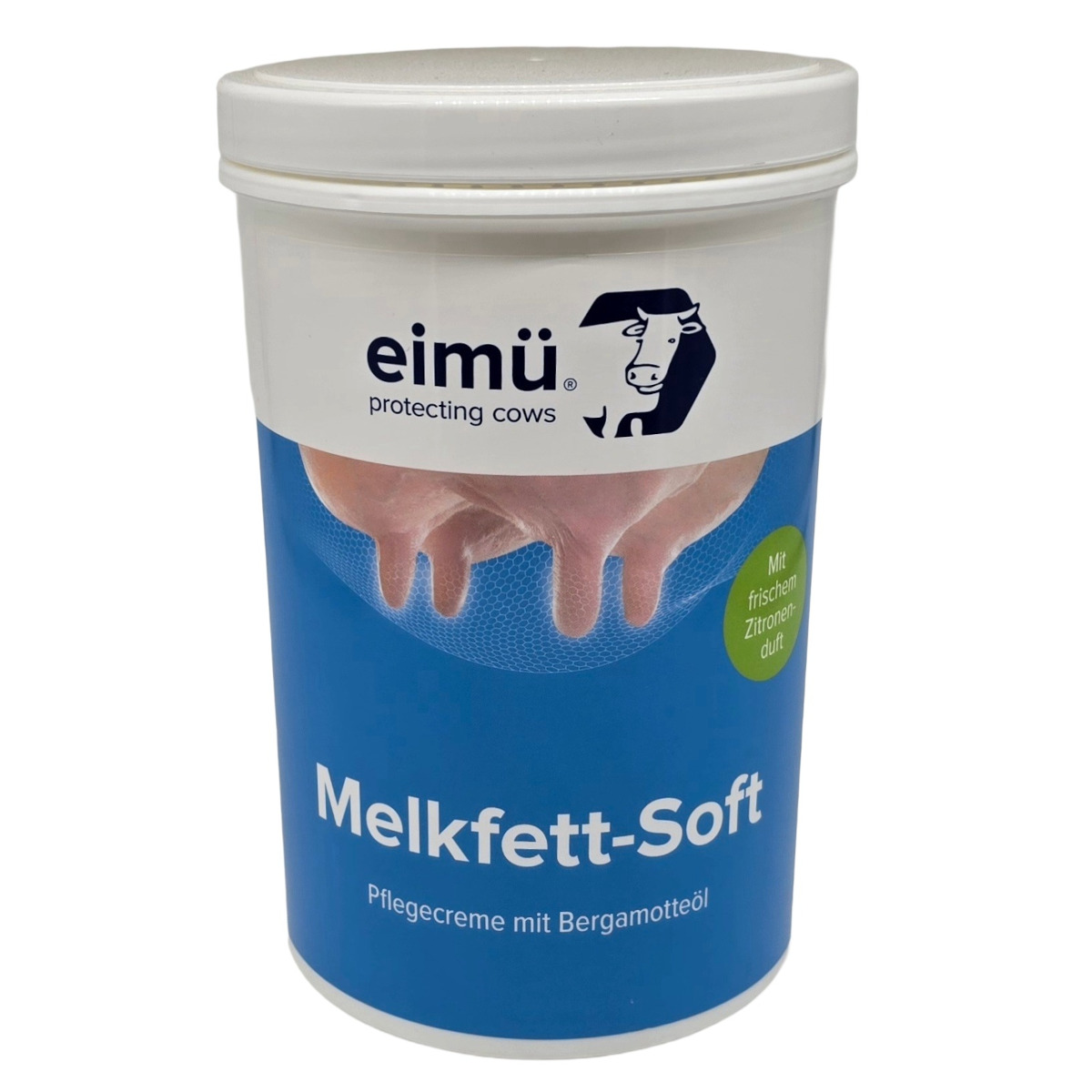 Melkfett Eimü Soft 1000 ml Dose von Eimermacher für beanspruchte Haut bei Mensch und Tier.