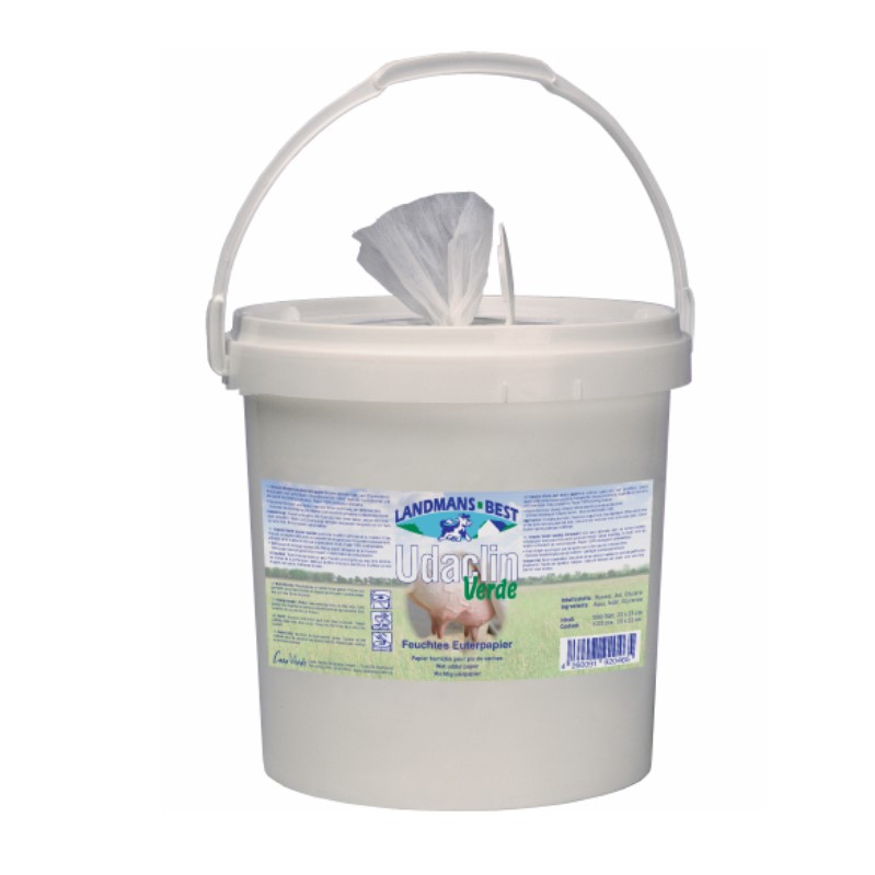 25701205 Feuchte Eutertücher Udaclin Verde 1000 Blatt