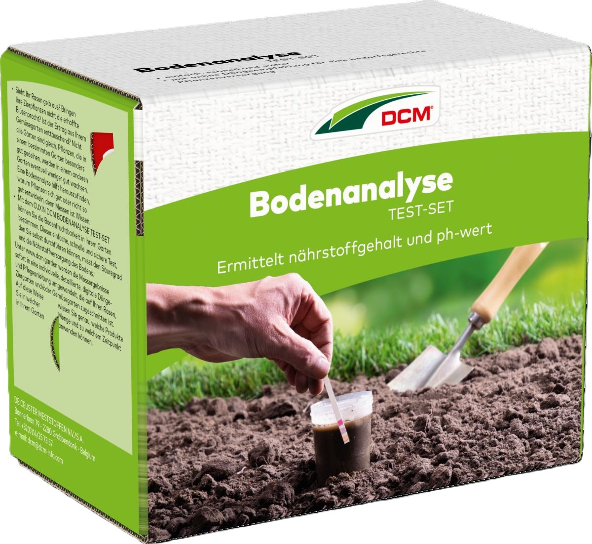 Bodenanalyse Test-Set 2in1 | für Garten und Rasen | Cuxin DCM