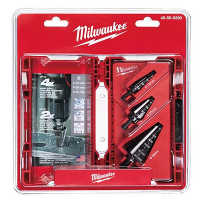 MILWAUKEE®Stufenbohrer Set 3teilig