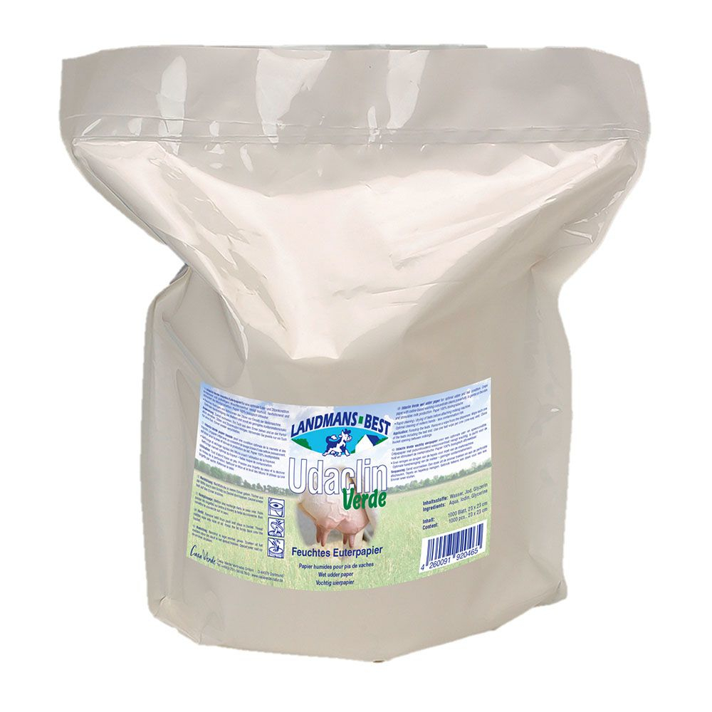 Feuchte Eutertücher Verde Refill 2x1000 Blatt