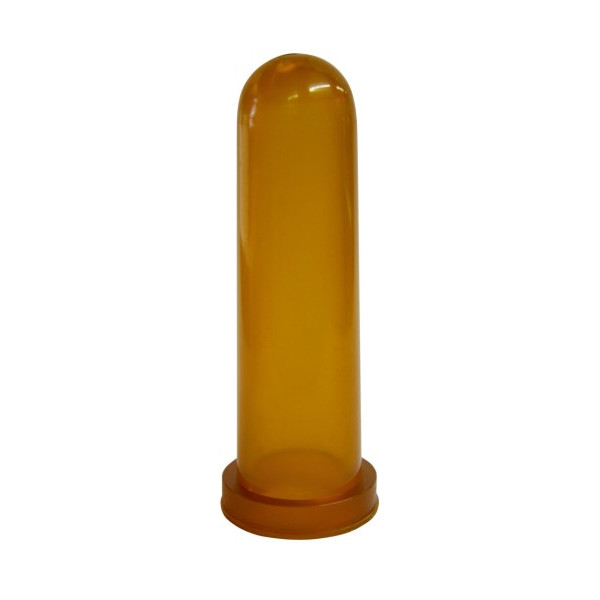 70511239 Kälbersauger Kautschuk Honigfarben 100 mm Kreuzloch