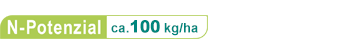 N-Potential ca. 100 kg/ha