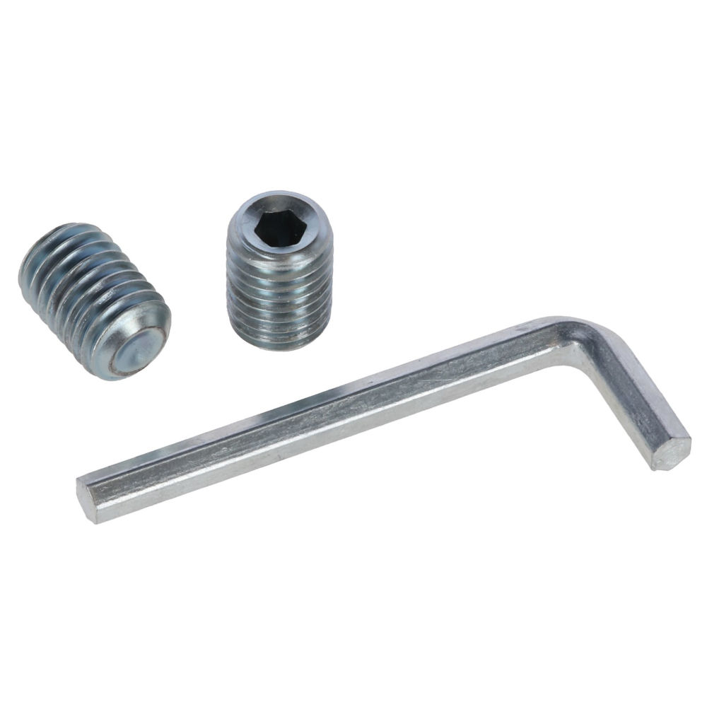 2 Schrauben und Schlüssel für Sensenringe Set