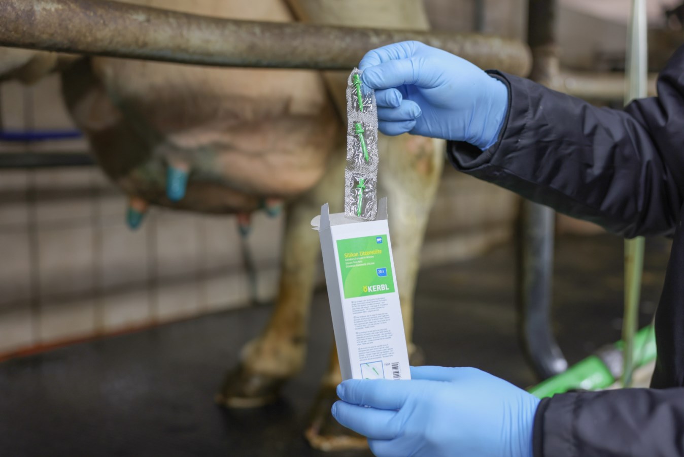 Packung offen 20 Stück  Silikon-Zitzenstifte steril – für Zitzenkanalbehandlungen