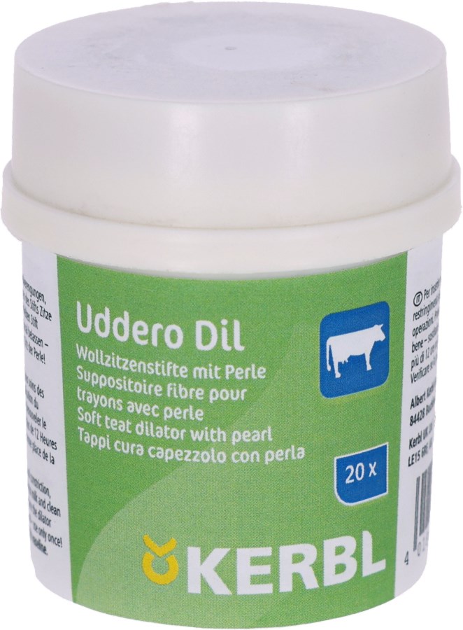 Packung Wollzitzenstift Uddero Dil mit Vaseline als Gleitmittel