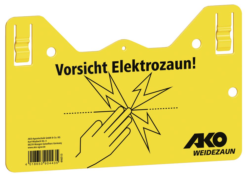 25748103 Warnschild – Vorsicht Elektrozaun!
