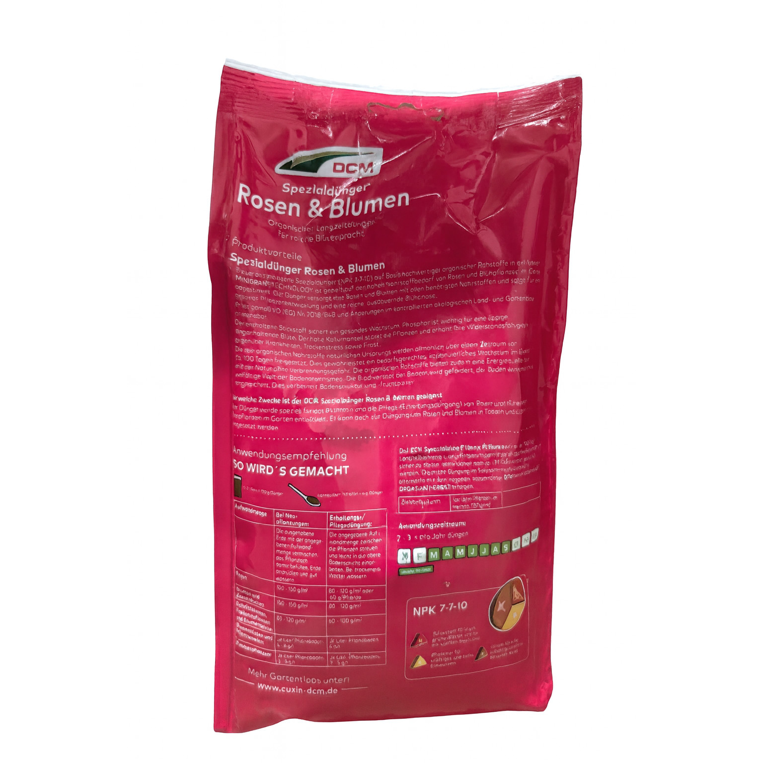 Spezialdünger für Rosen & Blumen 750 g - Cuxin DCM