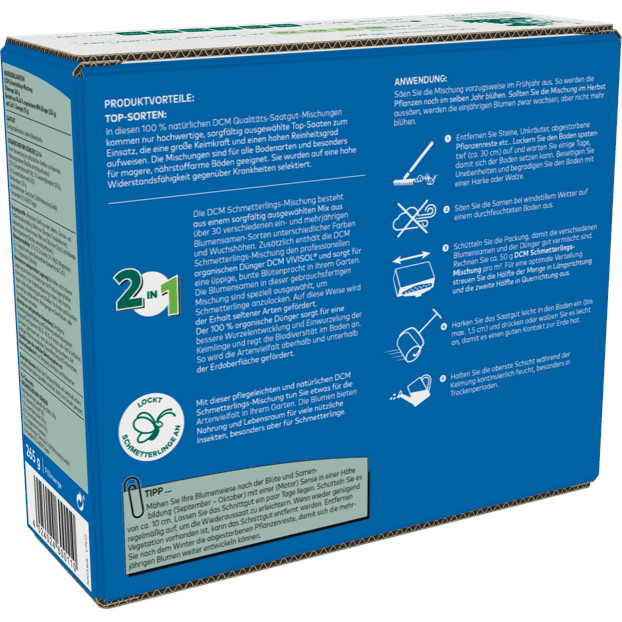 Blumensamen Schmetterlings-Mischung 265 g - Cuxin DCM