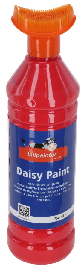 Brunsterkennungsfarbe Daisy Paint mit Bürste | rot | 750 ml