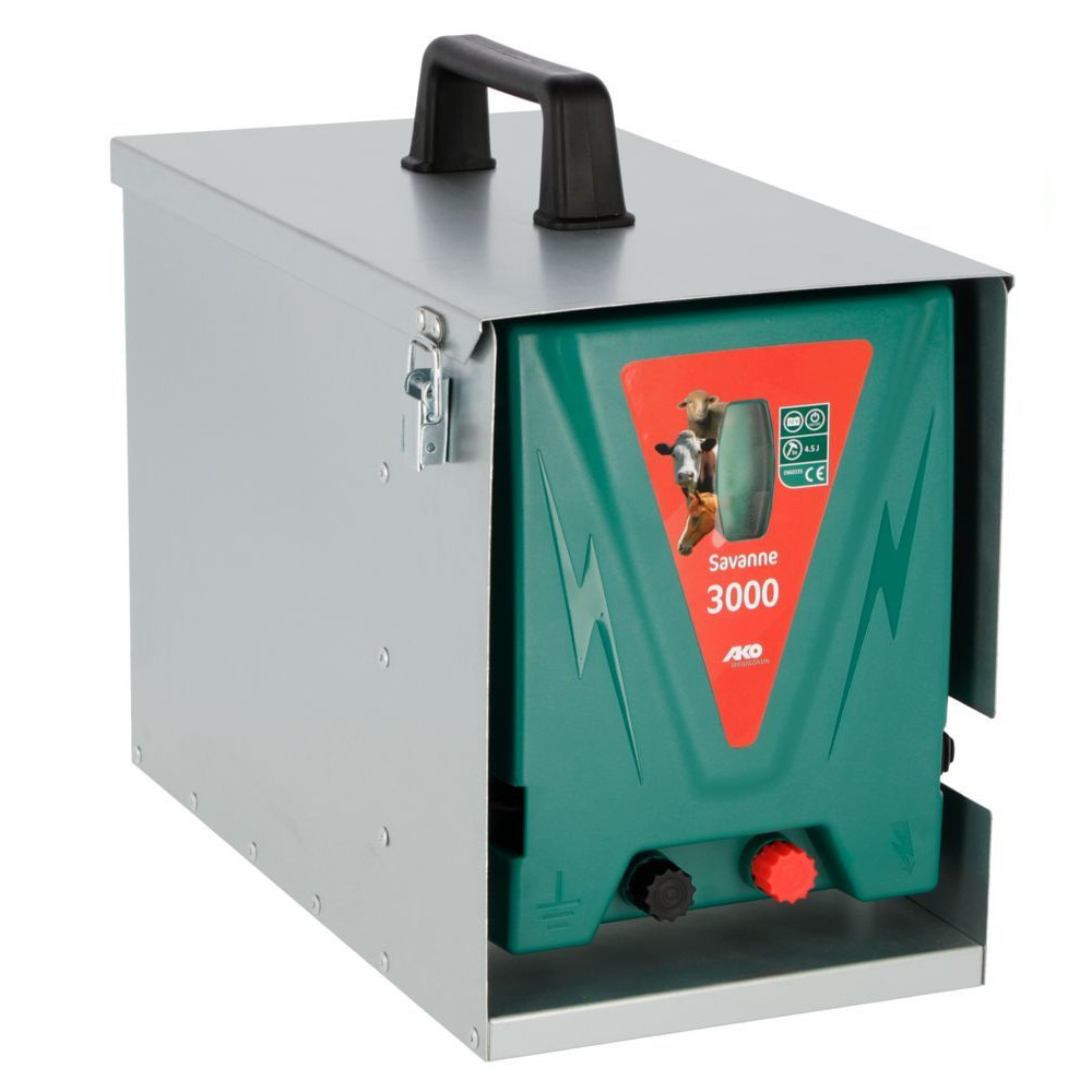 25748756 AKO Weidezaungerät Savanne 3000 12V inkl. Metallbox