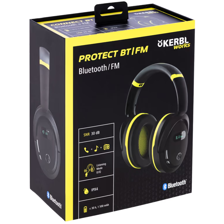 Multimedia Gehörschützer Protect mit Bluetooth + FM-Radio | Kerbl
