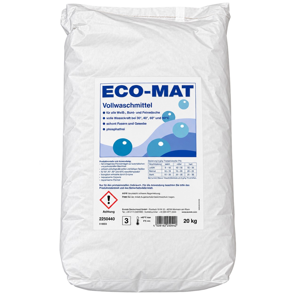 ECO-MAT Vollwaschmittel | 20 kg