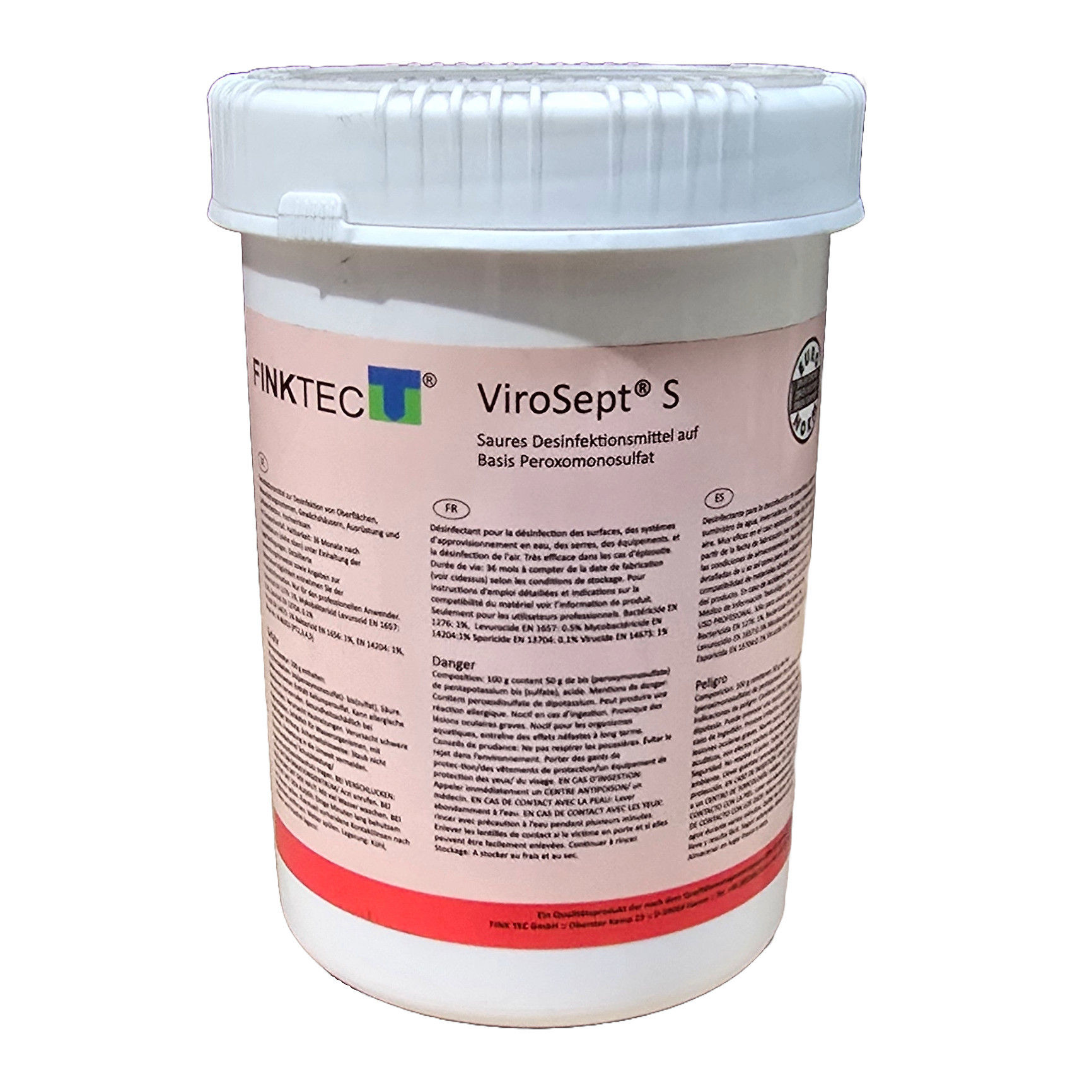 Fink ViroSept®  S Pulver 1kg wirksam gegen MKS Vieren auch für Desinfektionsmatten Fink ViroSept®  S Pulver 1kg wirksam gegen MKS Vieren auch für Desinfektionsmatten