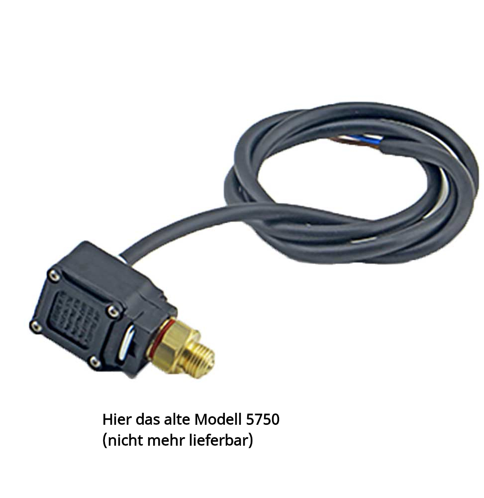 Altes Modell Druckschalter Messing 1/4"AG25 bar, 250V 15A 90°C 3m Kabel Ehrle Hochdruckreiniger