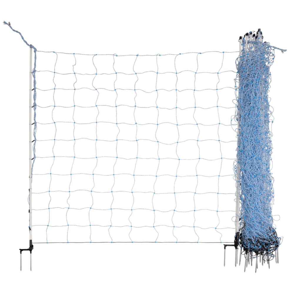 AKO OviNet 170 | 25 m x 170 cm | blau-weiß | Doppelspitze