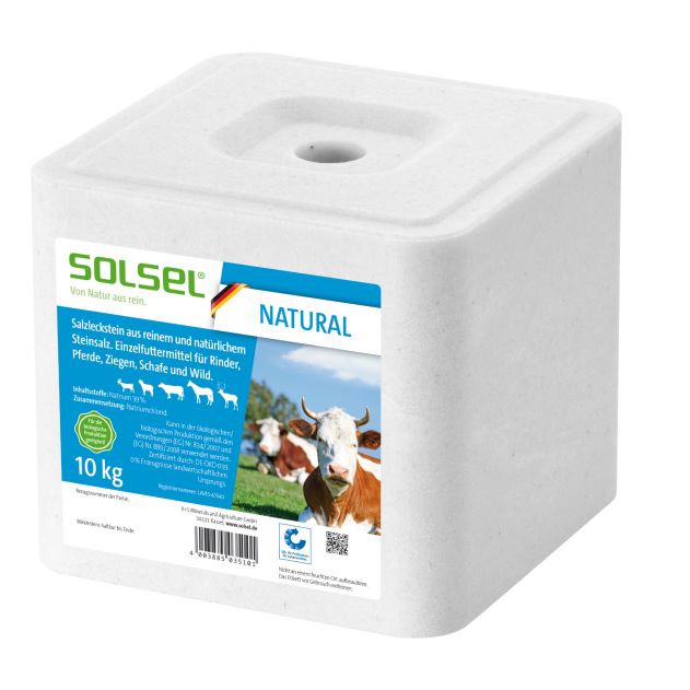 SOLSEL® NATURAL Salzleckstein