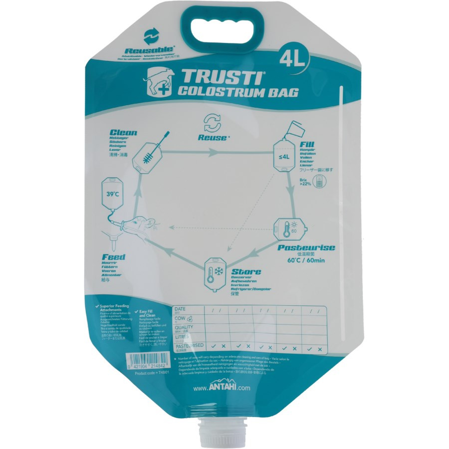 Kerbl Kolustrumbeutel 4 Liter