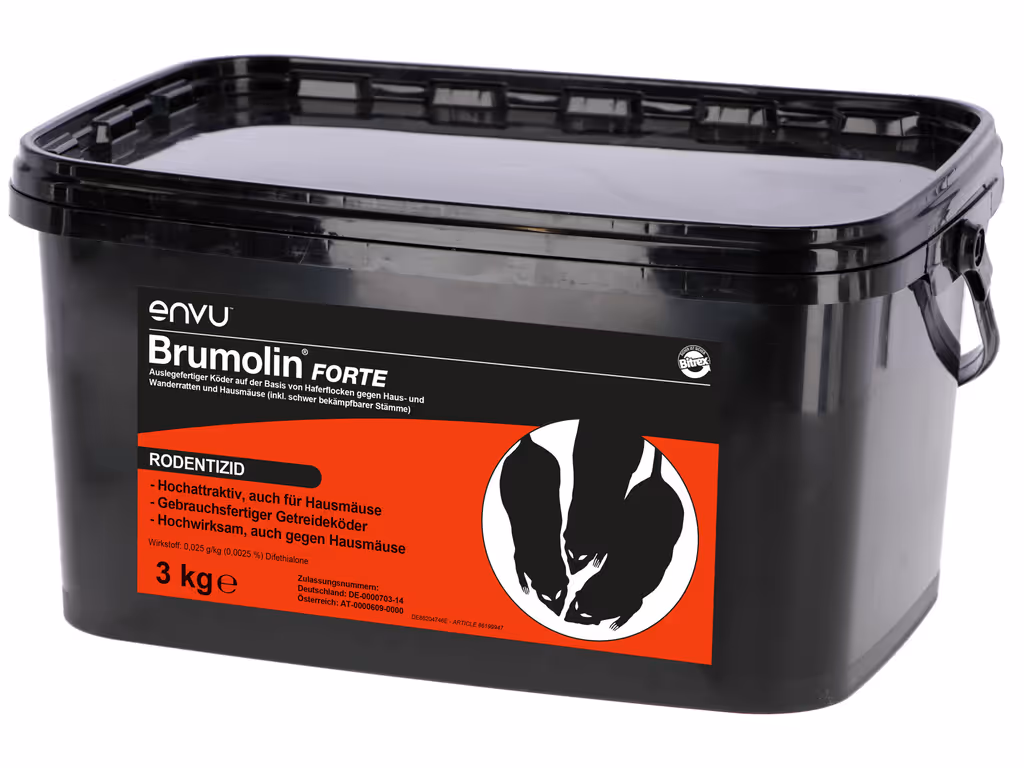 Brumolin® Forte | 3 kg | Ratten- und Mäuseköder