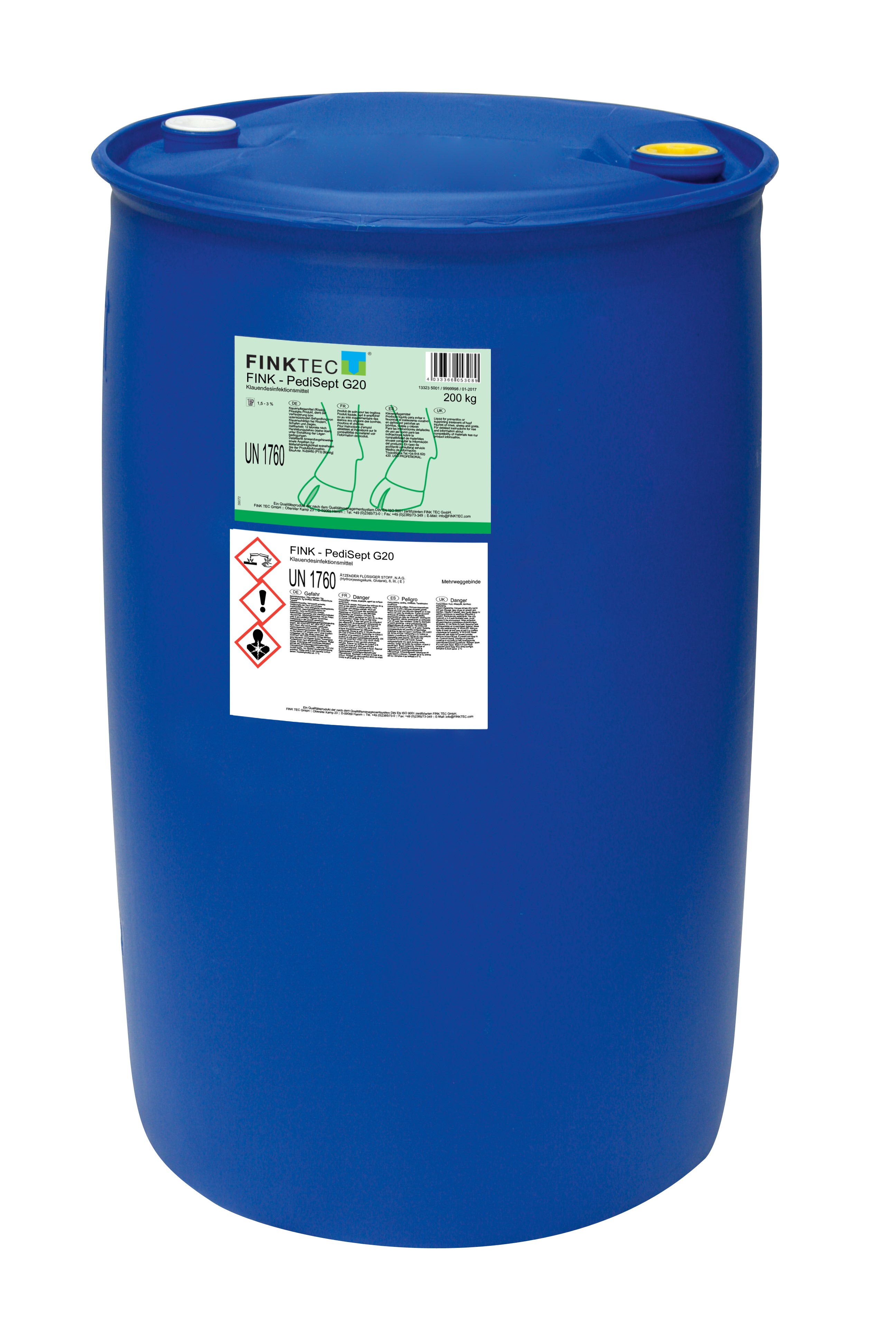 Fink PediSept G20 | 200 kg | Klauenbad und Klauendesinfektion