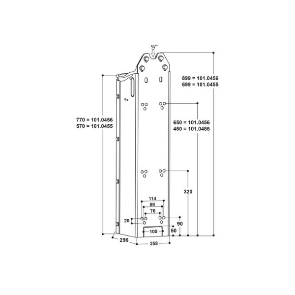 Suevia Stahlständer verzinkt | für Tränkebecken Mod. 25R | Höhe 60 cm