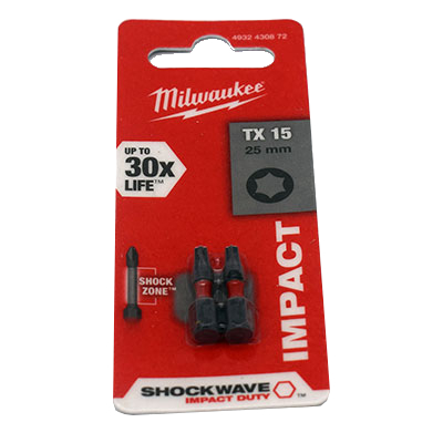 Milwaukee®Schrauberbit TX15/25mm