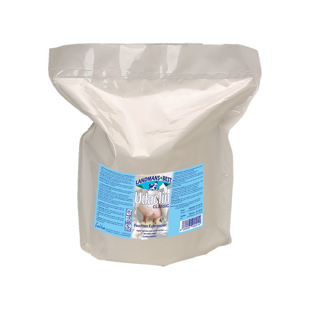 UDACLIN® Classic | feuchte Eutertücher | Refill 1000 Blatt