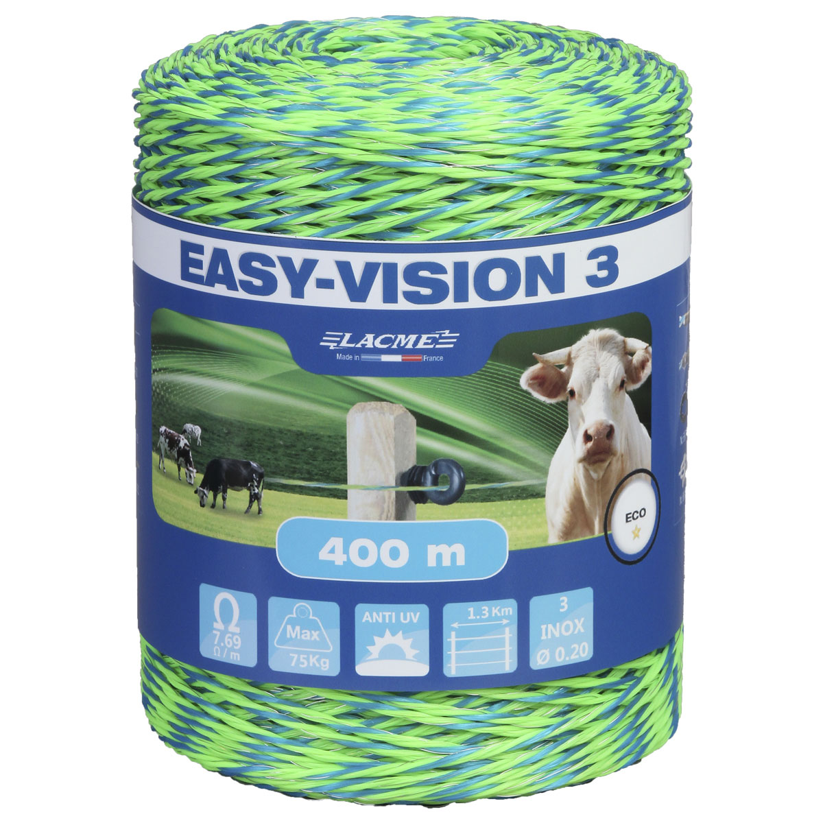 30600029 Lacme EASY-VISION 3 Litze 400 m Weidezaunlitze