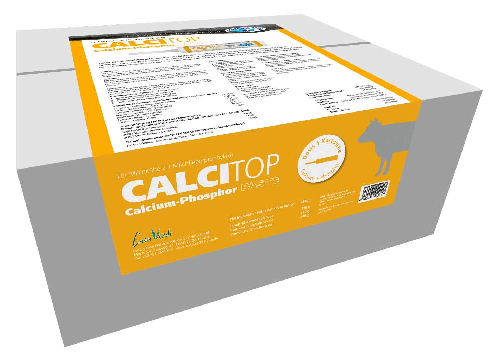 Calcitop Calcitop-Calcium-Phosphor Paste Kühe 12er - Jetzt kaufen bei Agrar.Shop