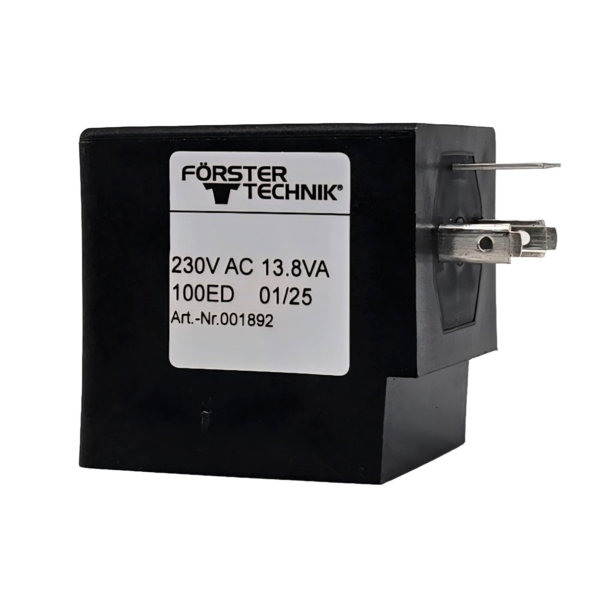 Seitenansicht Magnetspule 230V – Förster Kälbertränke – 13,8 W