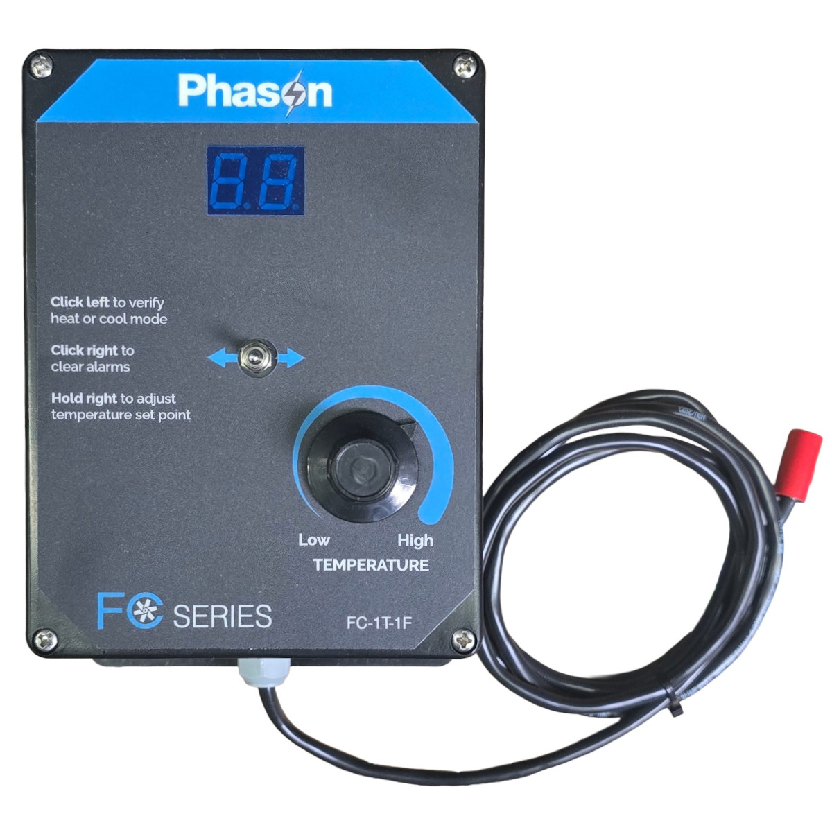 Temperatursteuerung  für 230 Volt Lüfter FC-1T-1F 10A