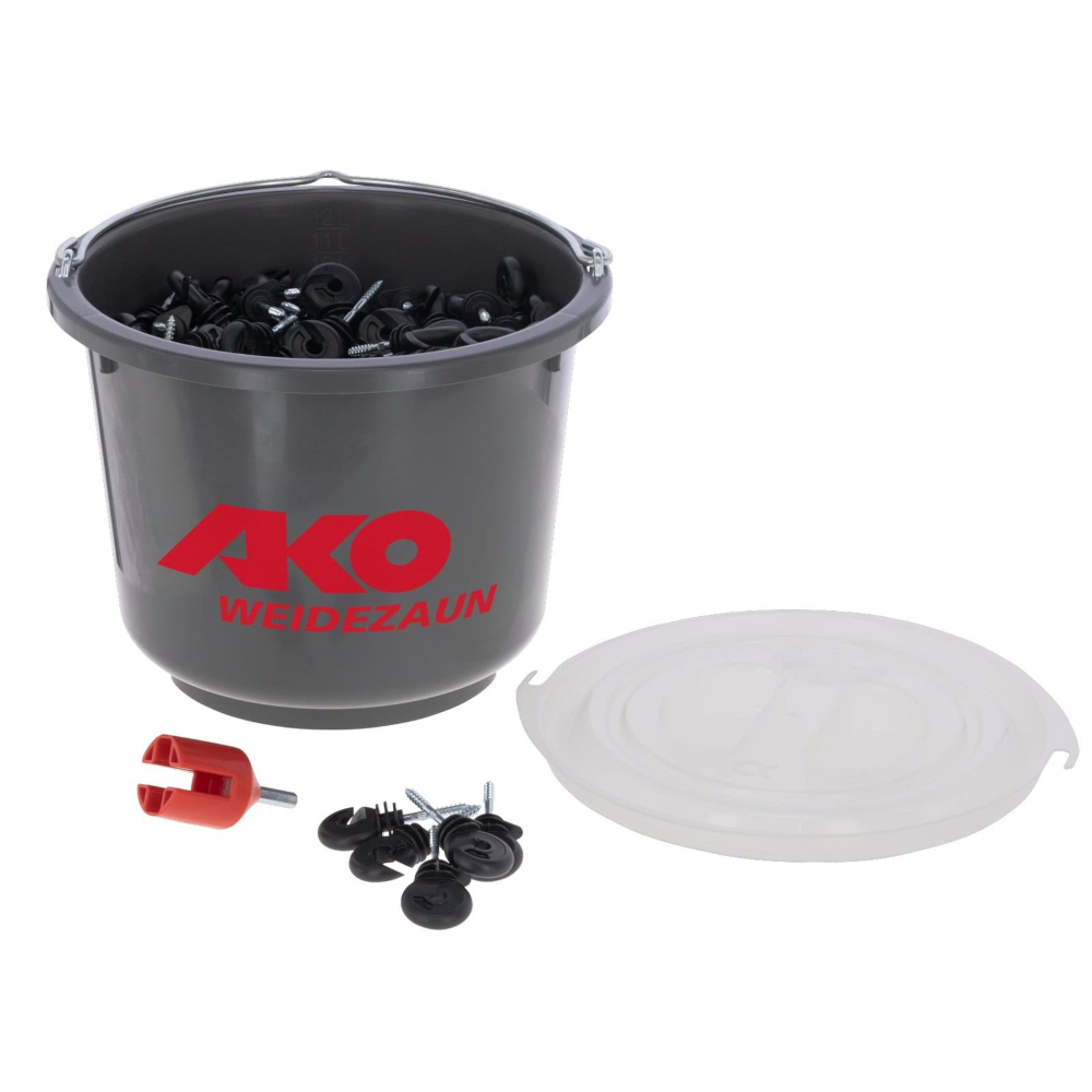 AKO Ringisolator mit breiter Drahtauflage