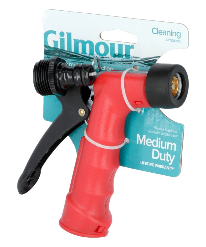 720043 Pistolenspritze Gilmor rot Messingeinsat