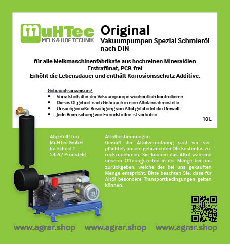 704551-2 Vakuumpumpenöl universal 10 ltr. für alle Vakuumpumpen