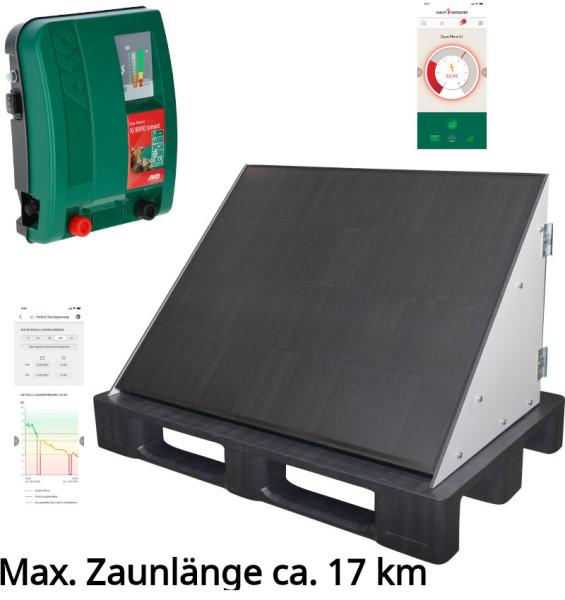 AKO Solar-PowerStation smart Weidezaungerät Solarweidezaungerät