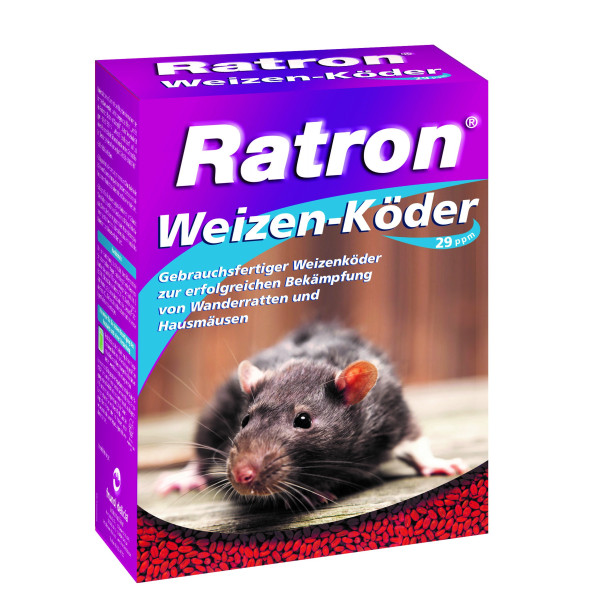 Ratron® Weizen-Köder 400 gr. 29 ppm Rattengift / Mäusegift