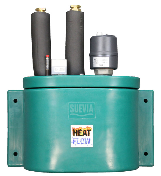 Heizgerät Heatflow MINI 3kW 230 V max.200m 3/4&quot; isoliert 3/4&quot; Suevia