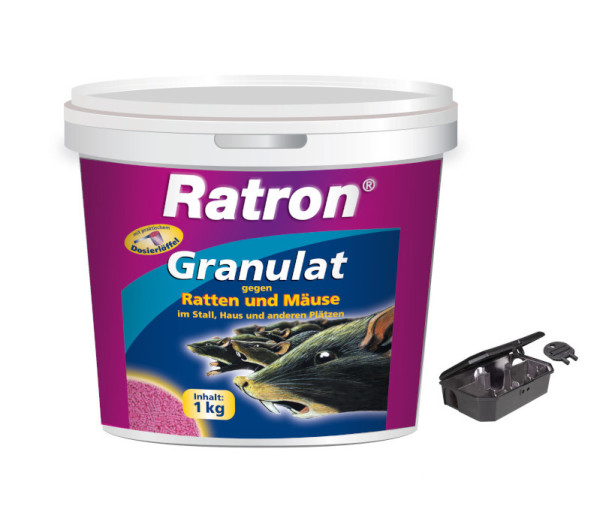 Ratron® Granulat 25 ppm Rattengift / Mäusegift - 1kg