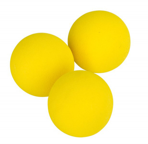 Schaumstoffball gelb 3 Stück