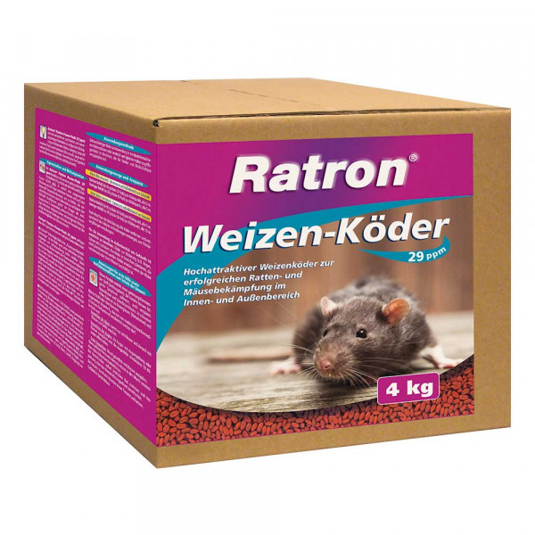 Ratron® Weizen-Köder 4kg 80x50g freiverkäuflich