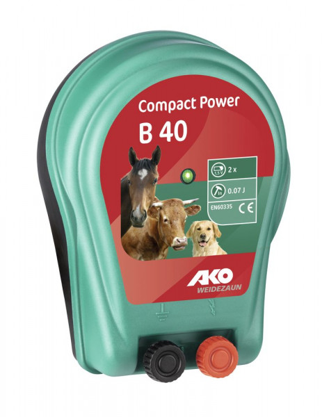 AKO Compact Power B 40 Batteriegerät Mobiles Weidezaungerät